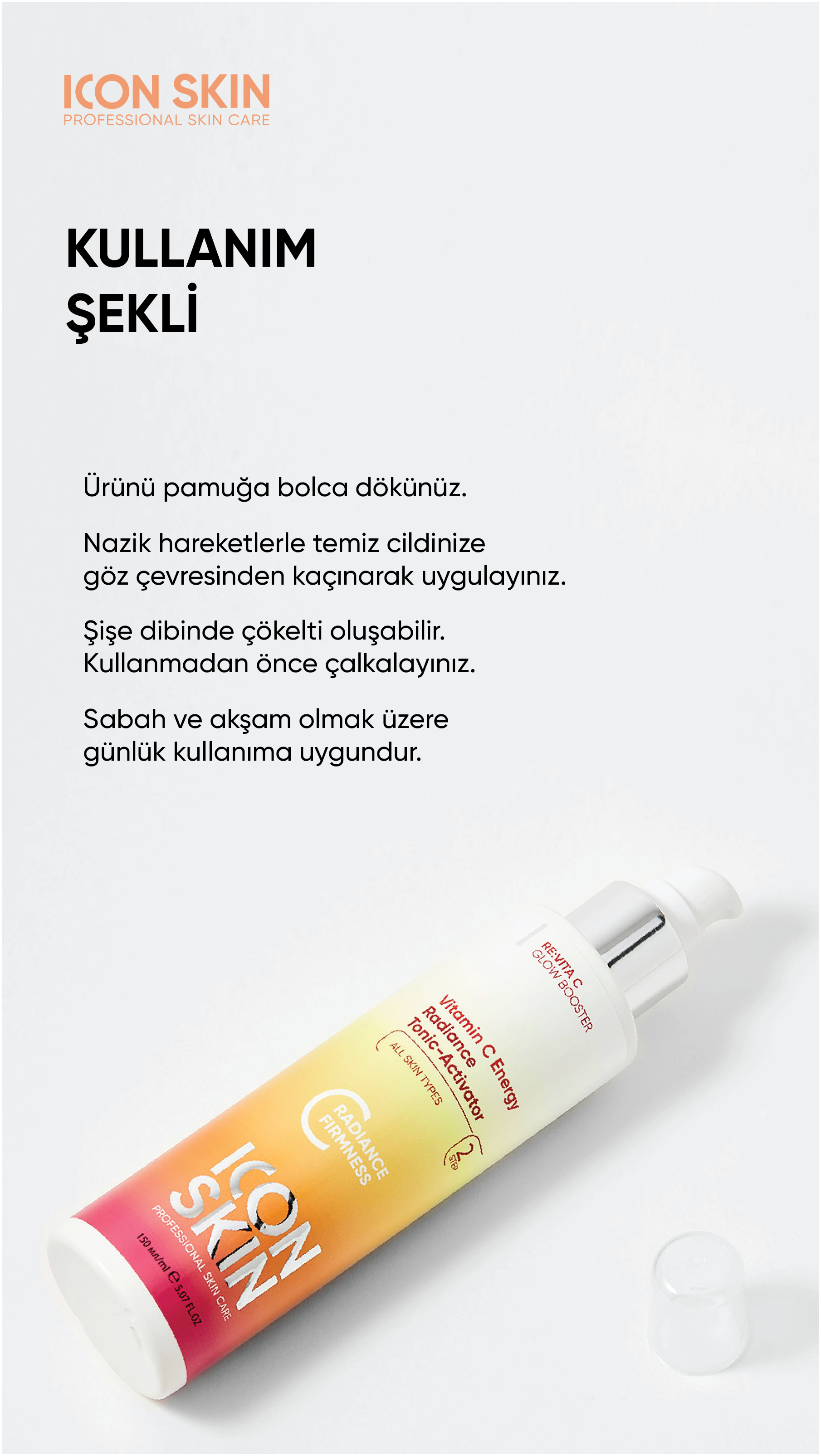 Vitamin C Energy Aydınlık ve Işıltı Veren Yüz Toniği