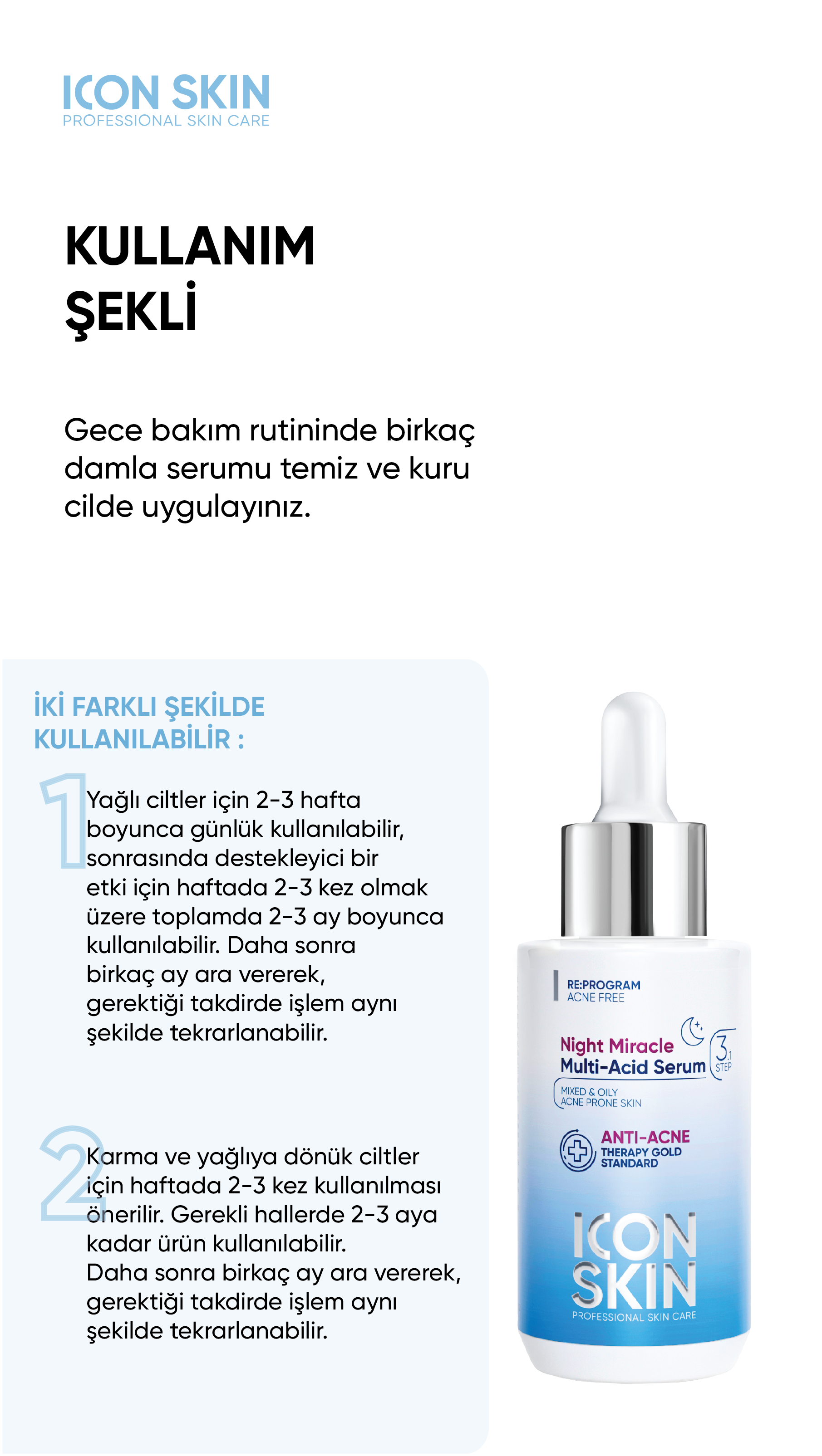 Yoğun Arındırıcı Gece Serumu