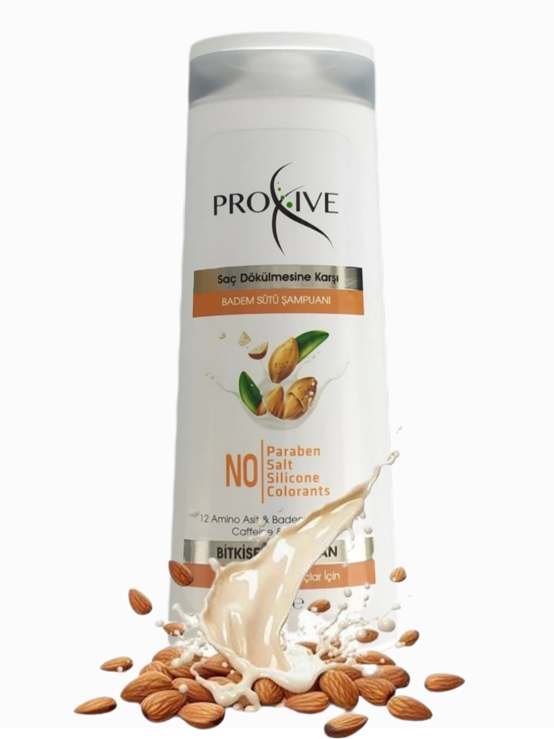Proxive Çabuk Kırılan Cansız Saçlar için Onarıcı Dökülme Önleyici Badem Sütü Şampuanı 400 ml