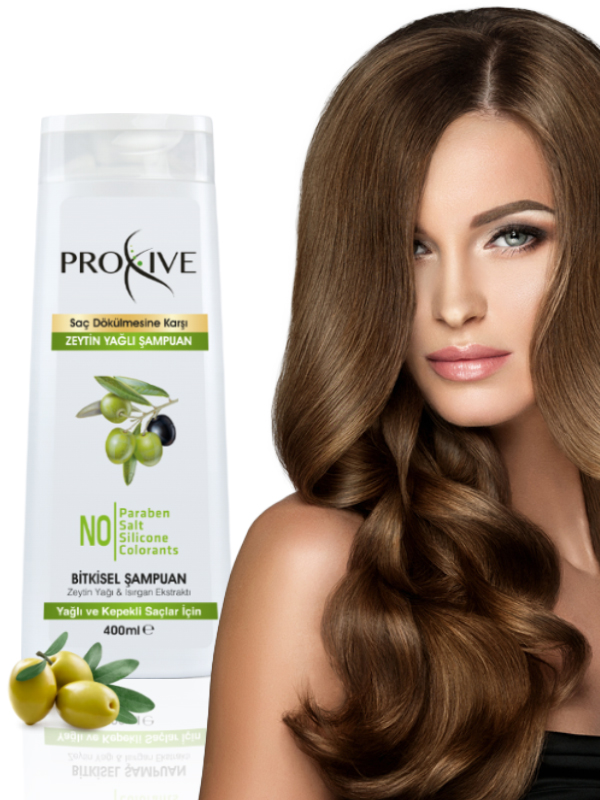 Proxive Kepek ve Kaşıntı Önleyici Zeytinyağlı Şampuan 400 ml