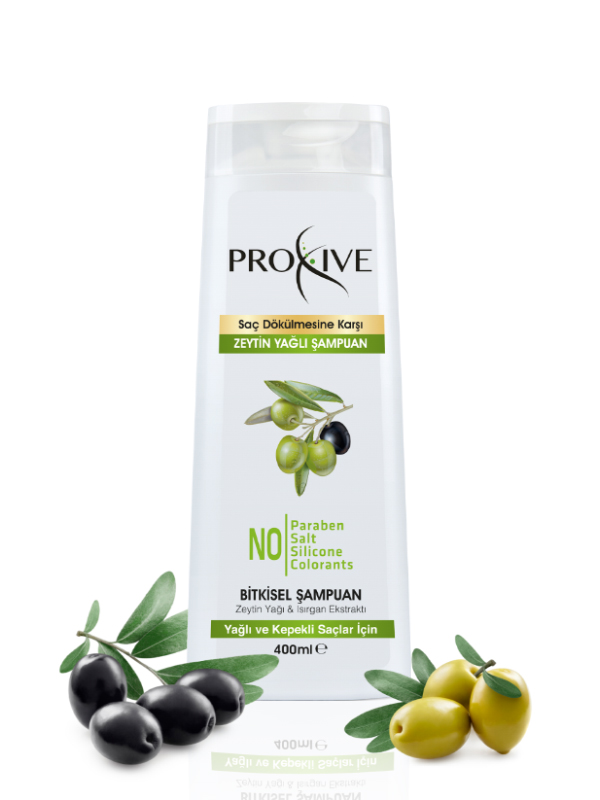Proxive Kepek ve Kaşıntı Önleyici Zeytinyağlı Şampuan 400 ml