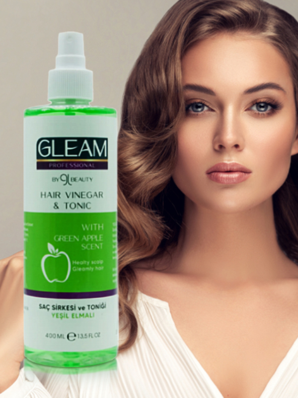 Gleam Professional Yeşil Elmalı Saç Sirkesi ve Saç Toniği