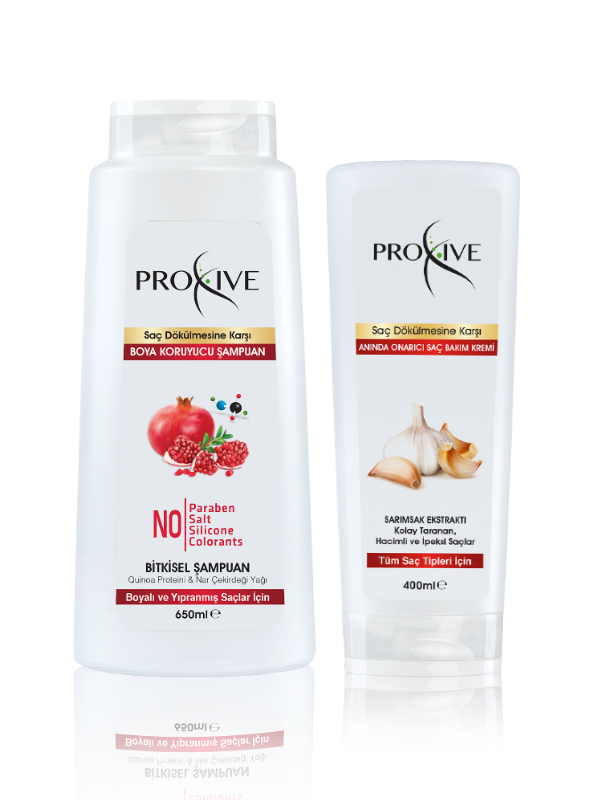 Proxive Renk Koruyucu Şampuan + Anında Onarıcı Saç Kremi