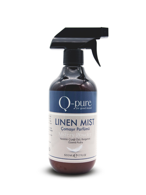 Q-PURE Su Bazlı Çamaşır Parfümü Linen Mist Mystery Powder