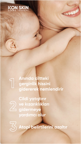 Icon Skin AtopiDerm Barier 0+ Atopik Ciltler için Üçlü Etki Yüz&Vücüt Bakım Losyonu