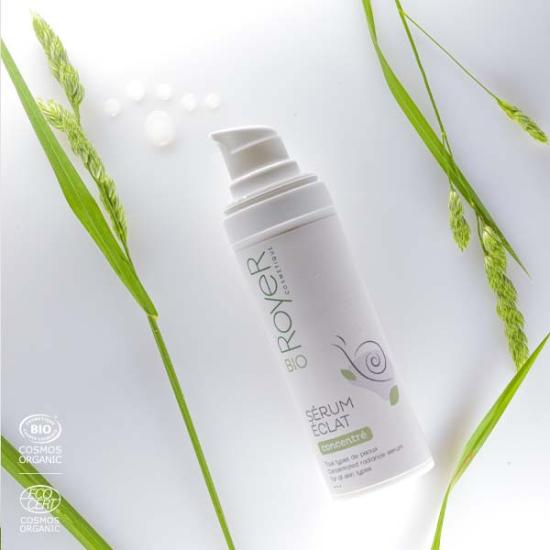 ROYER % 100 Bio Cosmos Organic Salyangoz / Pure Snail Slime Rosacea Couperose Serum 30 ml / Made In France