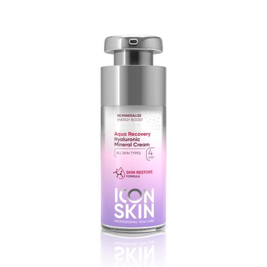 Icon Skin Aqua Recovery Mineral ve Hyaluronik Asit İçeren Nemlendirici Krem