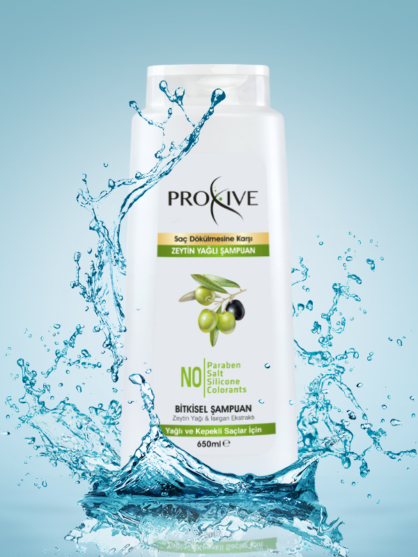 Proxive Kepek ve Kaşıntı Önleyici Bitkisel Zeytinyağlı Şampuan 650